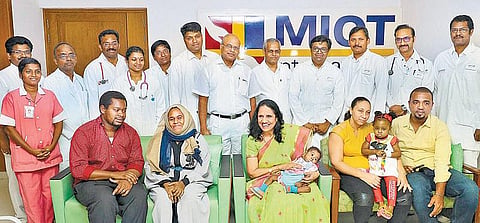 6 மாத குழந்தைக்கு கல்லீரல் மாற்று அறுவை சிகிச்சை: சென்னை மியாட் மருத்துவமனை டாக்டர்கள் சாதனை