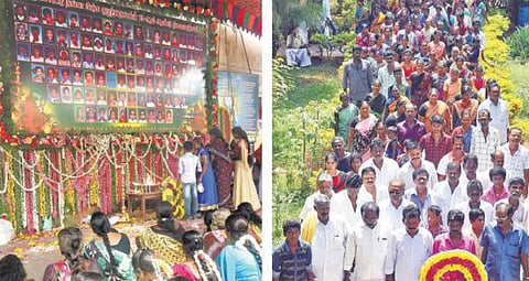 கும்பகோணம் பள்ளி தீ விபத்தின் 13-ம் ஆண்டு நினைவு நாள்: 94 குழந்தைகளின் பெற்றோர் கண்ணீர் அஞ்சலி