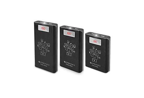 20000mAh வரை திறன் கொண்ட பவர் பேங்குகள்: ஜீப்ரானிக்ஸ் அறிமுகம்