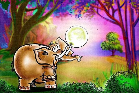 கதை: ஓய்வெடுக்க வந்த சந்திரன்