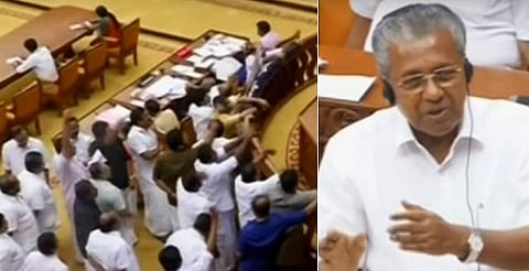 கேரள சட்டப்பேரவையில் மீண்டும் அமளி