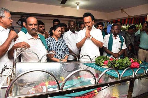 தமிழ்நாட்டின் மண் வளம் காக்க தன் வாழ்வை அர்ப்பணித்தவர்: நெல் ஜெயராமனுக்கு ஸ்டாலின் புகழாஞ்சலி