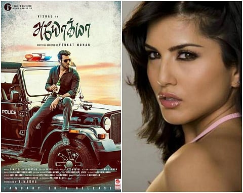 அயோக்யா அப்டேட்: ஒரு பாடலுக்கு நடனமாட சன்னி லியோன் ஒப்பந்தம்
