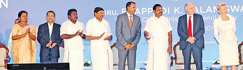 தமிழகத்தில் தொழில் தொடங்க முன்வருபவர்களுக்கு தேவையான அனைத்து உதவிகளையும் அரசு செய்யும்: செயின்ட் கோபைன் ஆலை தொடக்க விழாவில் முதல்வர் உறுதி