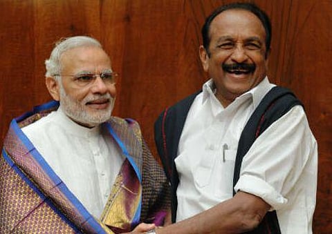 தமிழகத்தை வஞ்சிப்பதால் கருப்புக்கொடி; மோடிமீது தனிப்பட்ட பகையோ, வெறுப்போ இல்லை: வைகோ