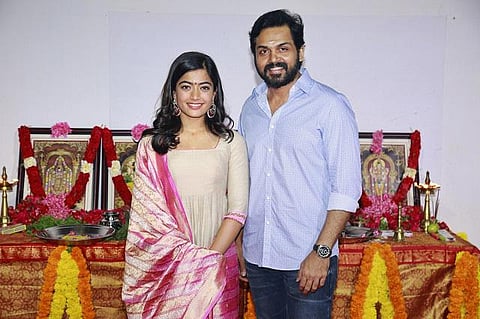 கார்த்தி - ராஷ்மிகா மண்டன்னா நடிக்கும் புதிய படத்தின் ஷூட்டிங் தொடங்கியது!