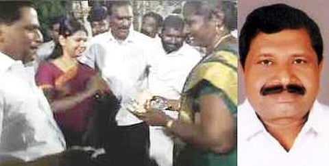 கனிமொழி ஆரத்திக்குப் பணம் கொடுத்த காணொலிக் காட்சி; தேர்தல் அறிவிப்புக்கு முன்னரே பணம் கொடுத்தாலும் நடவடிக்கைதான்: இன்பதுரை எம்எல்ஏ விநோத விளக்கம்