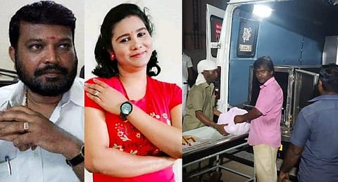 கணவனால் துண்டு துண்டாக வெட்டிக்கொல்லப்பட்டு குப்பைத்தொட்டியில் வீசப்பட்ட வழக்கு: தலை கிடைக்காத நிலையில் உறவினர்களிடம் ஒப்படைப்பு