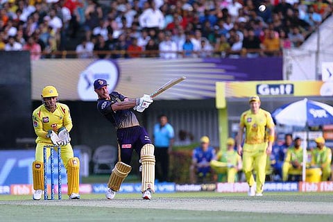 கிறிஸ் லின் அடித்தளத்தை தவறவிட்ட கொல்கத்தா: இம்ரான் தாஹிர் 4 விக்கெட்: சிஎஸ்கேவுக்கு 162 ரன்கள் இலக்கு