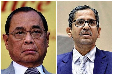 தலைமை நீதிபதி மீதான புகார்: விசாரணைக் குழுவில் இருந்து மூத்த நீதிபதி என்.வி.ரமணா திடீர் விலகல்- காரணம் என்ன?