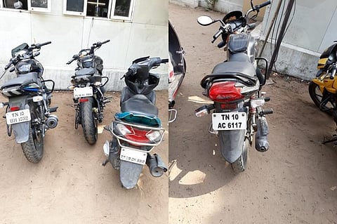 சென்னையில் நள்ளிரவில் மோட்டார் பைக் சாகசம் செய்த நூற்றுக்கணக்கான இளைஞர்கள்; போக்குவரத்து ஆய்வாளருடன் மோதல்: 5 பைக்குகள் பறிமுதல்