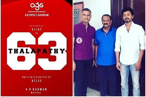 தளபதி 63 அப்டேட்: இரட்டை வேடங்களில் விஜய்