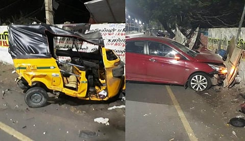 மது போதையில் கார் ஓட்டி விபத்து, போலீஸார் மீது தாக்கு, அவதூறு பேச்சு; தொழில் அதிபர் கைது: ஓட்டுநர் உரிமத்தை ரத்து செய்ய பரிந்துரை