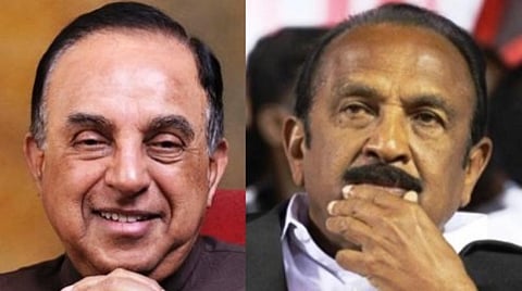 வைகோ எம்.பி. பதவியில் நீடிக்க சுப்பிரமணியன் சுவாமி எதிர்ப்பு: குடியரசு துணைத் தலைவருக்கு கடிதம்