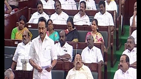 ஆளுநர் பதவி என்பது அண்ணா சொன்ன ‘ஆட்டுக்கு தாடி’என்ற எண்ணத்தில்தான் திமுக உள்ளது: பேரவையில் ஸ்டாலின்
