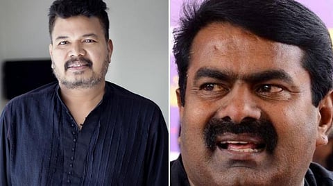 சூர்யாவின் கருத்து குறித்த சர்ச்சை: நழுவிய ஷங்கர்; கடுமையாகச் சாடிய சீமான்