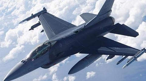 பாகிஸ்தானுக்கு விற்பனை செய்யப்பட உள்ள எஃப் -16 ரக போர் விமானம் : கோப்புப்படம்
