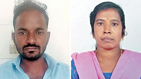 கைதான சுப்ரமணி - விஜயா (கோப்புப் படம்).
