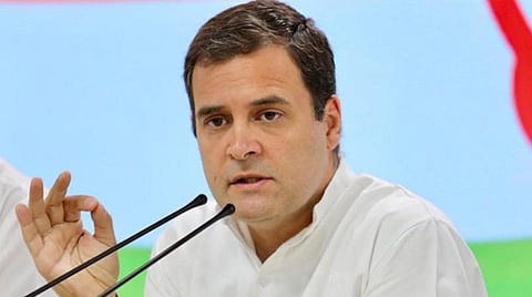 காங்கிரஸ் தலைவர் ராகுல் காந்தி : கோப்புப்படம்