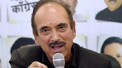‘‘காஷ்மீர் வரலாற்றை தெரிந்து கொண்டு காங்கிரஸில் இருங்கள்’’ - சொந்த கட்சியினர் மீது குலாம் நபி ஆசாத் சாடல்