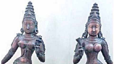 கோடியக்கரை கோயிலில் திருடப்பட்ட 2 ஐம்பொன் சிலைகள் மீட்பு: இளைஞர்கள் 3 பேர் கைது