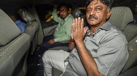 காங்கிரஸ் தலைவரும், கர்நாடக முன்னாள் அமைச்சருமான சிவகுமார் : கோப்புப்படம்