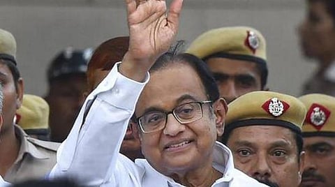 காங்கிரஸ் மூத்த தலைவர் ப.சிதம்பரம் : கோப்புப்படம்