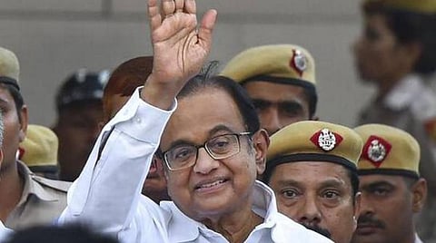 காங்கிரஸ் மூத்த தலைவர் ப .சிதம்பரம் : கோப்புப்படம்