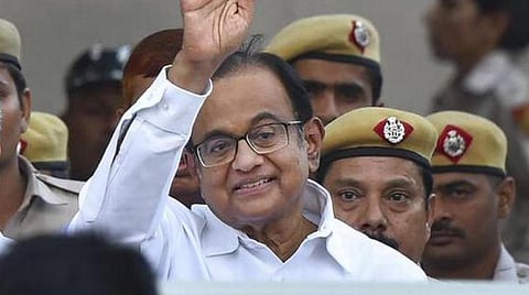 காங்கிரஸ் மூத்த தலைவர் ப.சிதம்பரம்: கோப்புப்படம்