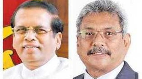 இலங்கை அதிபர் தேர்தலில் கோத்தபய ராஜபக்சவுக்கு அதிபர் சிறிசேனா ஆதரவு