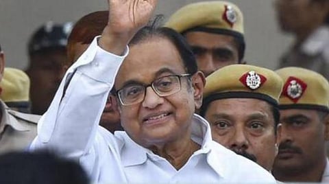 காங்கிரஸ் மூத்த தலைவர் ப.சிதம்பரம் : கோப்புப்படம்