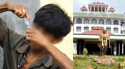 சொத்துக்காக கஞ்சா, மது போதை உள்ளிட்ட கெட்ட பழக்கத்துக்கு ஆளாக்கப்பட்ட பாளை சிறுவனுக்கு மதுரையில் மனநல சிகிச்சை: உயர் நீதிமன்றம் உத்தரவு