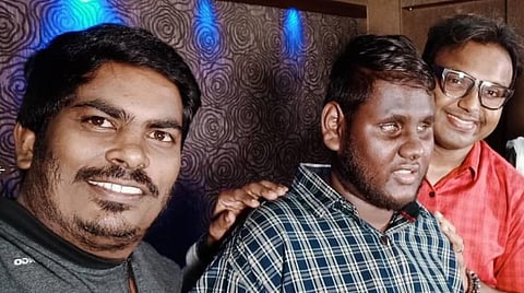 திருமூர்த்தியுடன் இசையமைப்பாளர் டி.இமான்