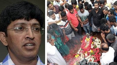 ராதாகிருஷ்ணன் - சுஜித் புதைக்கப்பட்ட இடம்