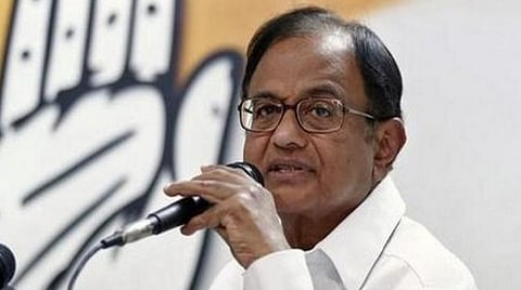 காங்கிரஸ் மூத்த தலைவர் ப.சிதம்பரம் : கோப்புப்படம்