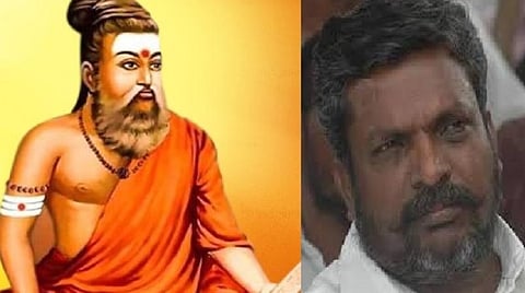 பாஜக ட்விட்டரில் பதிவிட்டிருந்த திருவள்ளுவர் படம் - திருமாவளவன்