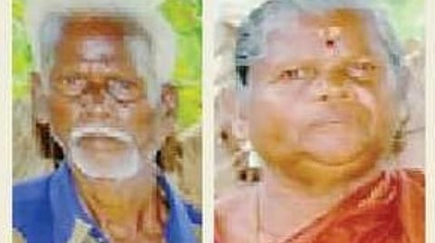 காரைக்குடி அருகே இறப்பிலும் இணை பிரியாத காதல் தம்பதி: கிராமமே திரண்டு அஞ்சலி