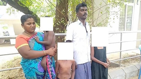 கந்துவட்டி கொடுமையால் நெல்லை ஆட்சியர் அலுவலக வளாகத்தில் குடும்பத்துடன் இளைஞர் தற்கொலை முயற்சி