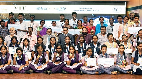 மாணவர்களிடம் சிறு பொறியாக உள்ள அறிவியல் அறிவை பெரும் தீயாக வளர்க்க வேண்டும்: ‘நாளைய விஞ்ஞானி’ அறிவியல் திருவிழாவில் விஞ்ஞானி மயில்சாமி அண்ணாதுரை வலியுறுத்தல்