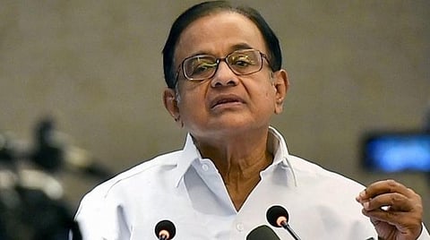 காங்கிரஸ் மூத்த தலைவர் ப.சிதம்பரம் : கோப்புப்படம்