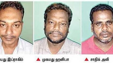 சிபிசிஐடி போலீஸார் எனக் கூறி திருப்பூர் வியாபாரியிடம் பணம் பறித்த இந்திய தேசிய லீக் நிர்வாகிகள் 3 பேர் கைது: தலைமறைவான 3 பேரை பிடிக்க போலீஸ் தீவிரம் 