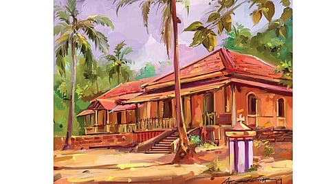 உனக்குள் ஓர் ஓவியன் 9- கிராமத்து காரை வீடு!
