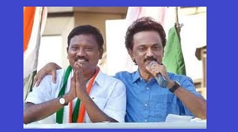 ''சென்னையில் இருந்துகொண்டே வழக்கில் ஆஜராகாமல் தவிர்க்கிறார் ஸ்டாலின்''- கராத்தே தியாகராஜன்; திமுக பதிலடி
