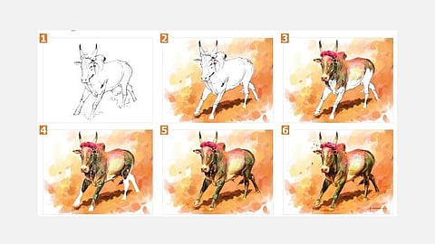 உனக்குள் ஓர் ஓவியன்-10: தை திருநாளை வரவேற்கும் கட்டிளங்காளை