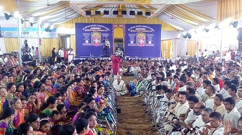 திருவையாறு ஆராதனை விழாவில் பஞ்சரத்ன கீர்த்தனை: ஆயிரத்துக்கும் அதிகமான இசைக் கலைஞர்கள் பாடினர்