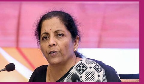 நிதியமைச்சர் நிர்மலா சீதாராமன் : கோப்புப்படம்