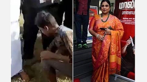 குனிந்து பழக்கப்பட்டவர்கள்; காலணியைக் கழட்டக் குனிய முடியவில்லையா? - ஸ்ரீப்ரியா சாடல்
