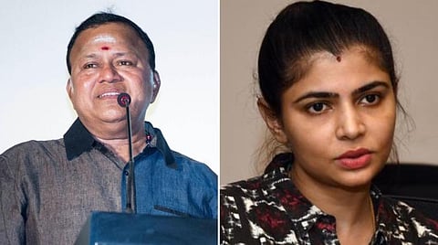 மன்னிப்பு கேட்டால் சேர்ப்போம்- ராதாரவி | மன்னிப்பு கேட்க முடியாது - சின்மயி