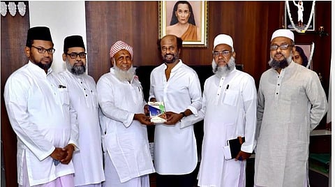 குடியுரிமைச் சட்டம்: ரஜினியுடன் ஜமாஅத் உலமா சபை நிர்வாகிகள் சந்திப்பு