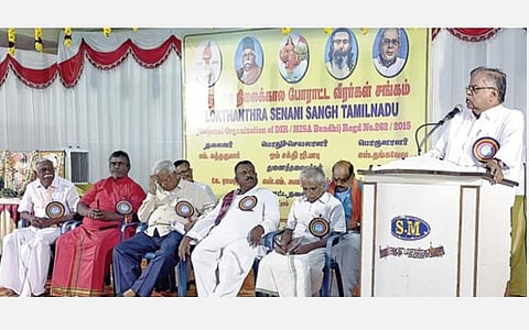 மிசா காலத்தில் சிறை சென்ற தியாகிகளுக்கு மத்திய அரசு ஓய்வூதியம் வழங்க வேண்டும்: பாஜக மூத்த தலைவர் இல.கணேசன் கருத்து